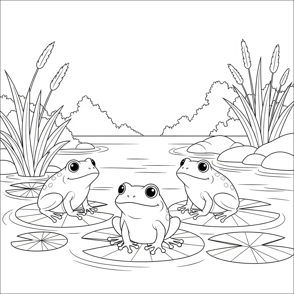 Frühlings-Ausmalbild für Kinder