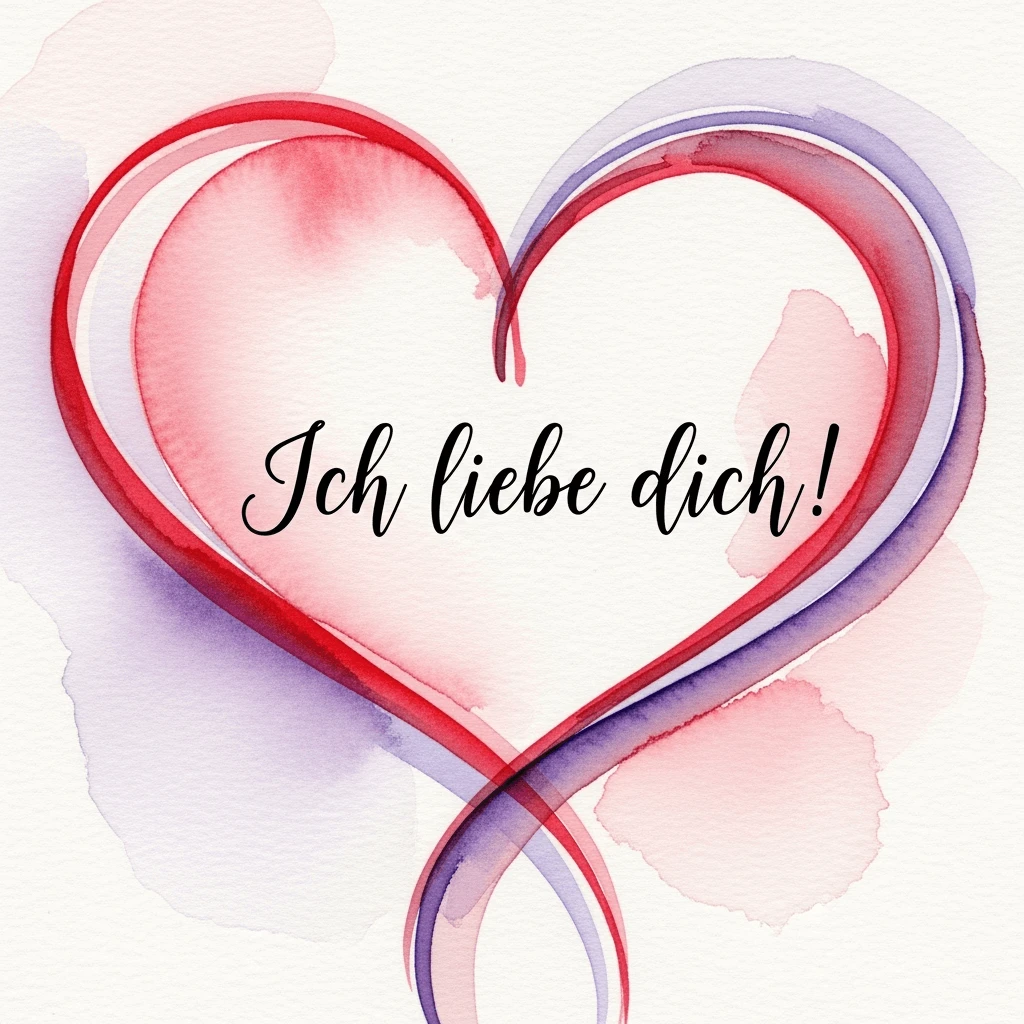Valentinstagsbild mit Herz