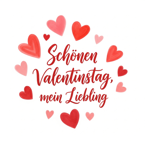 Schönes Valentinstagsbild