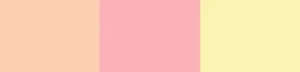 apricot analogous palette