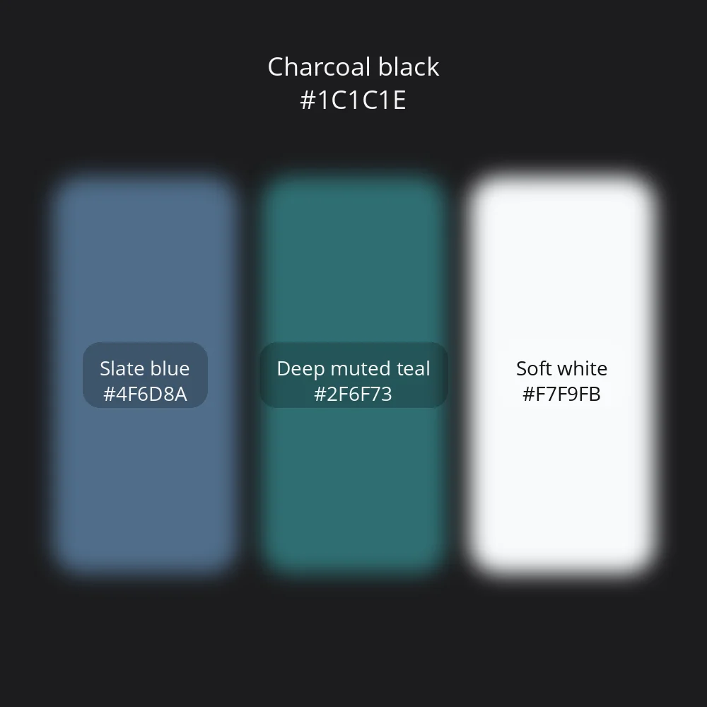 Black color palette 3