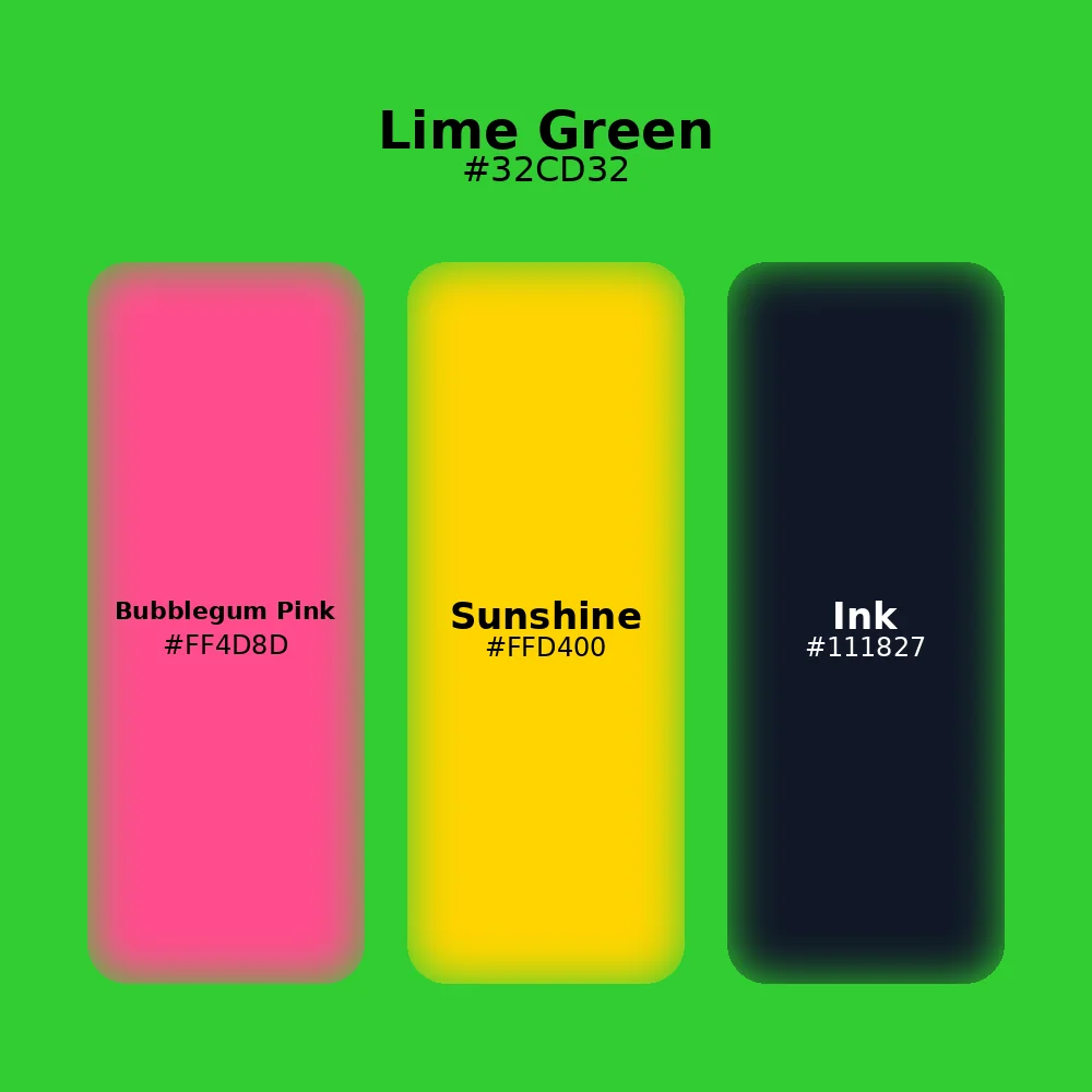 Lime green palette 4