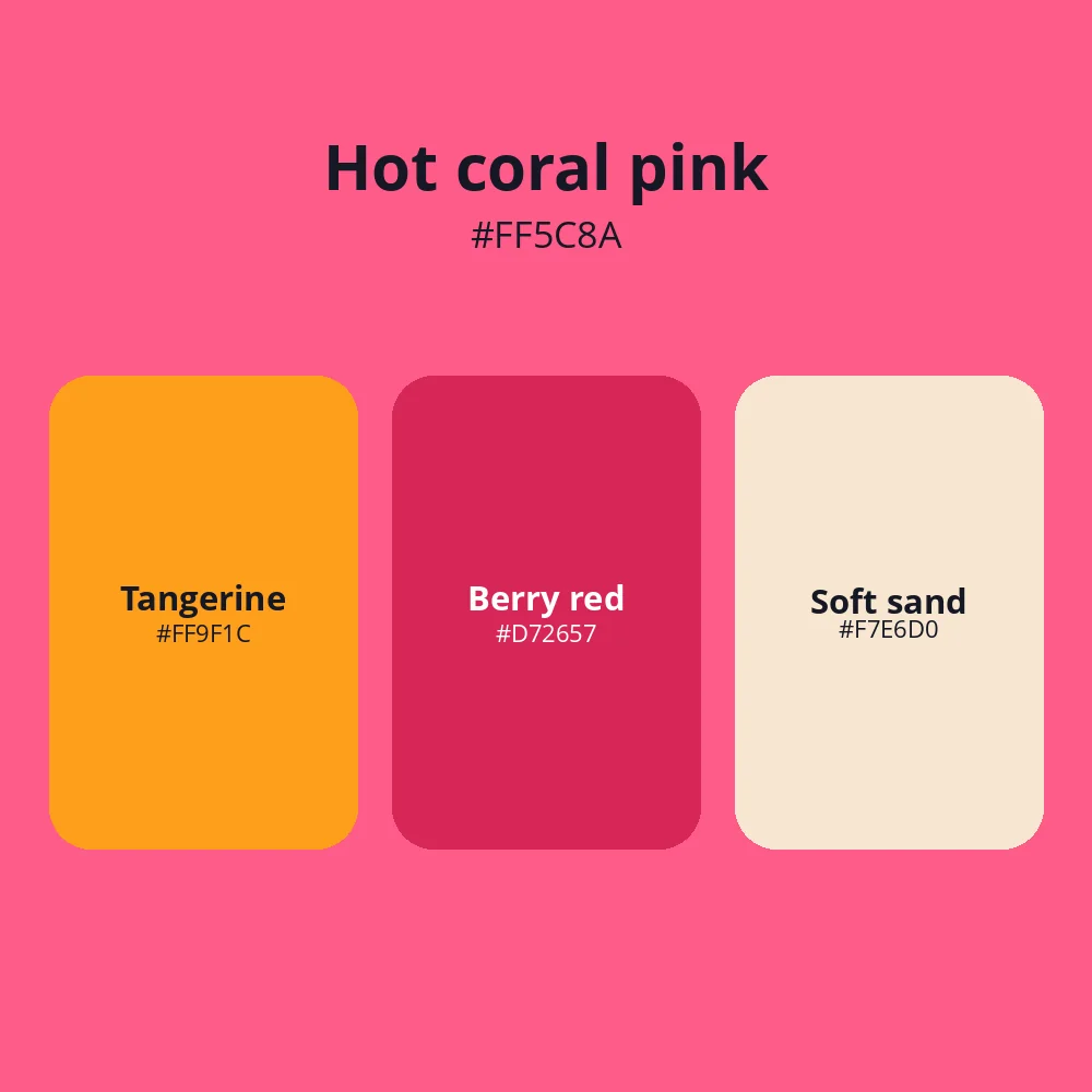 Pink color palette 2