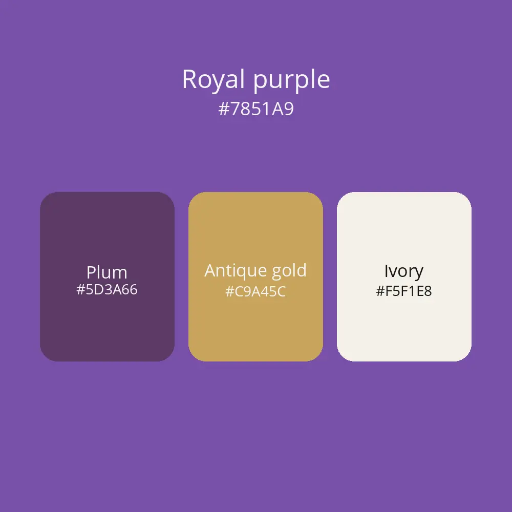 Purple color palette 1