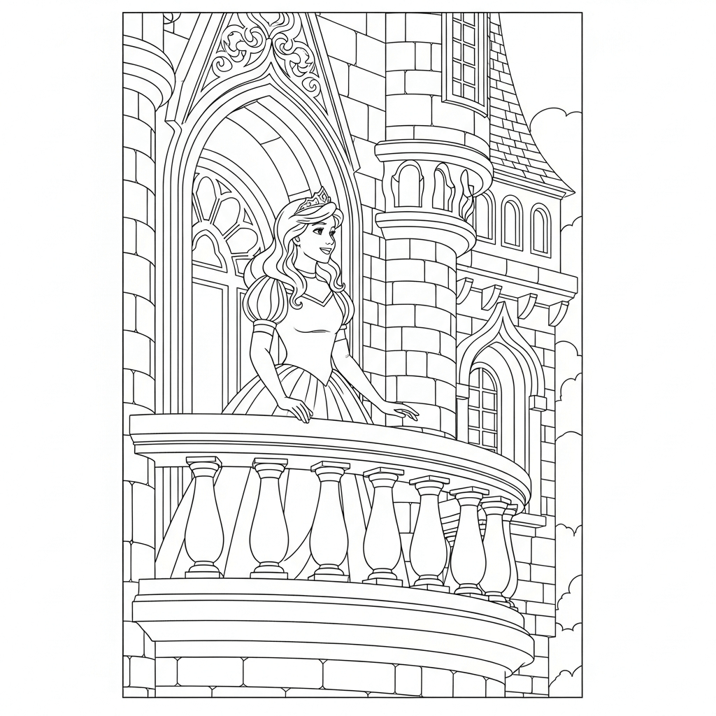 coloriage princesse