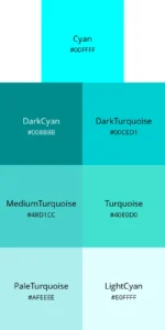 Cyan hex code