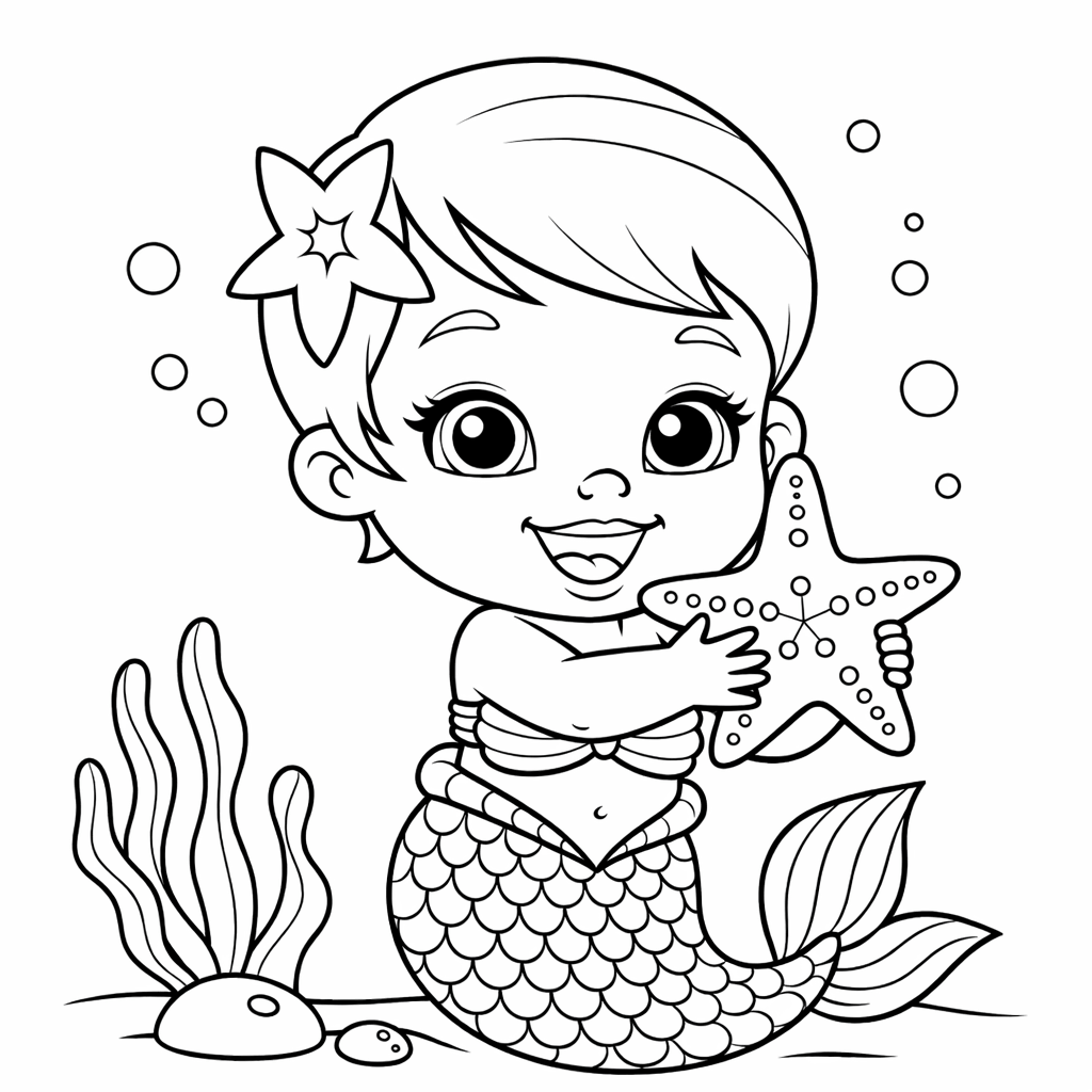 Baby Meerjungfrau
