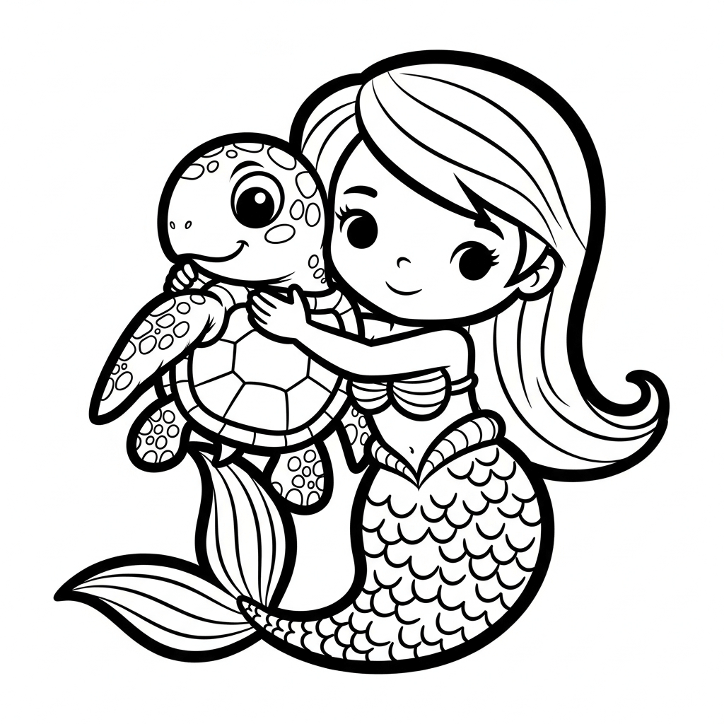 Meerjungfrau-Schildkröte