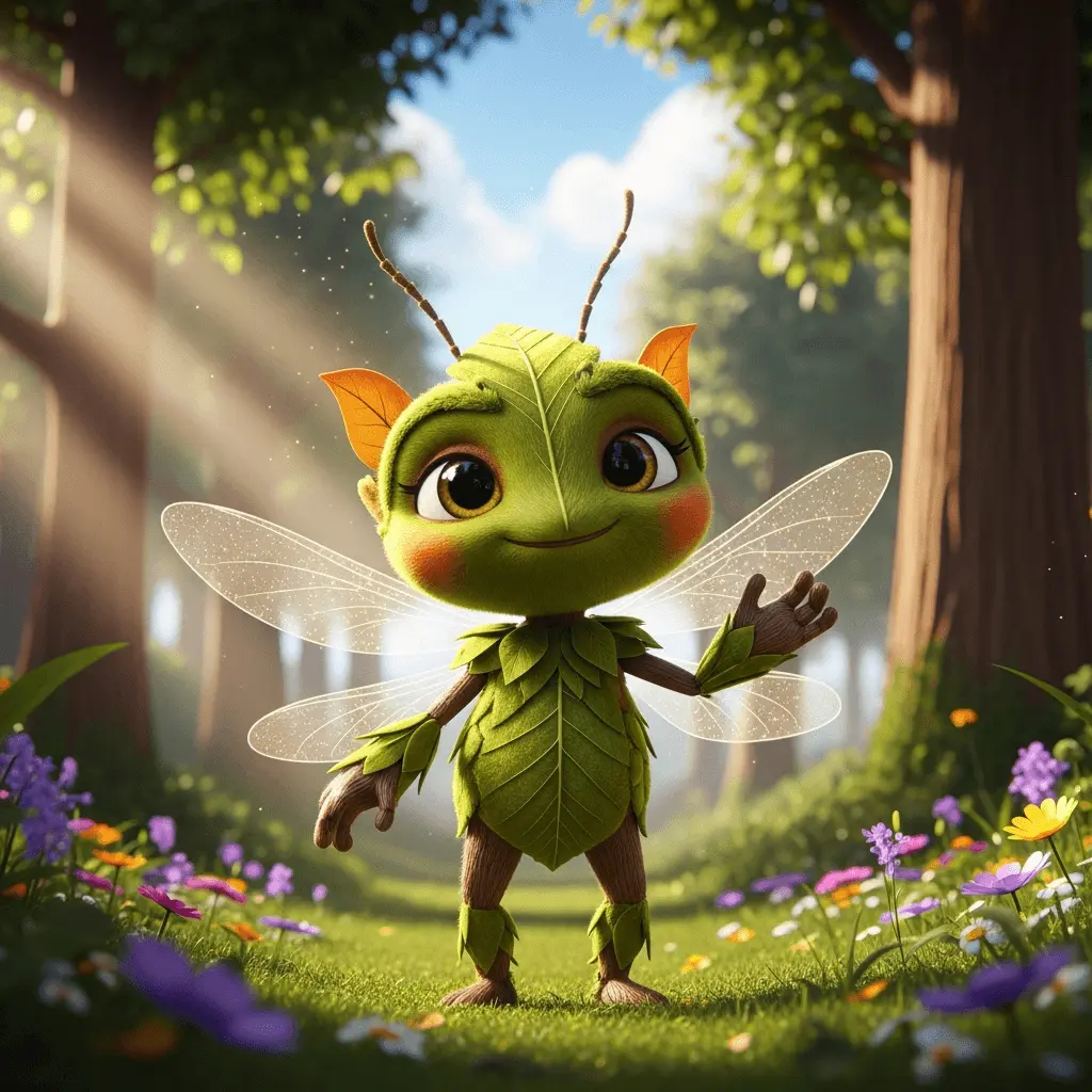 forest sprite 3d character animation