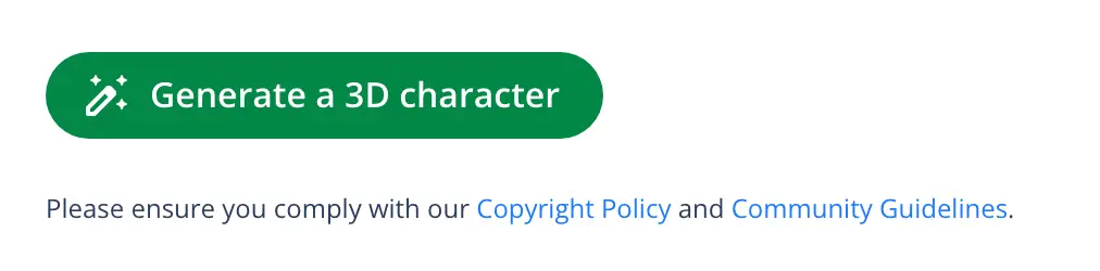 3d character creator generate icon