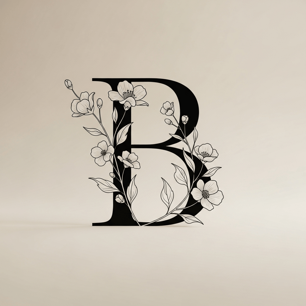 lettre B majuscule