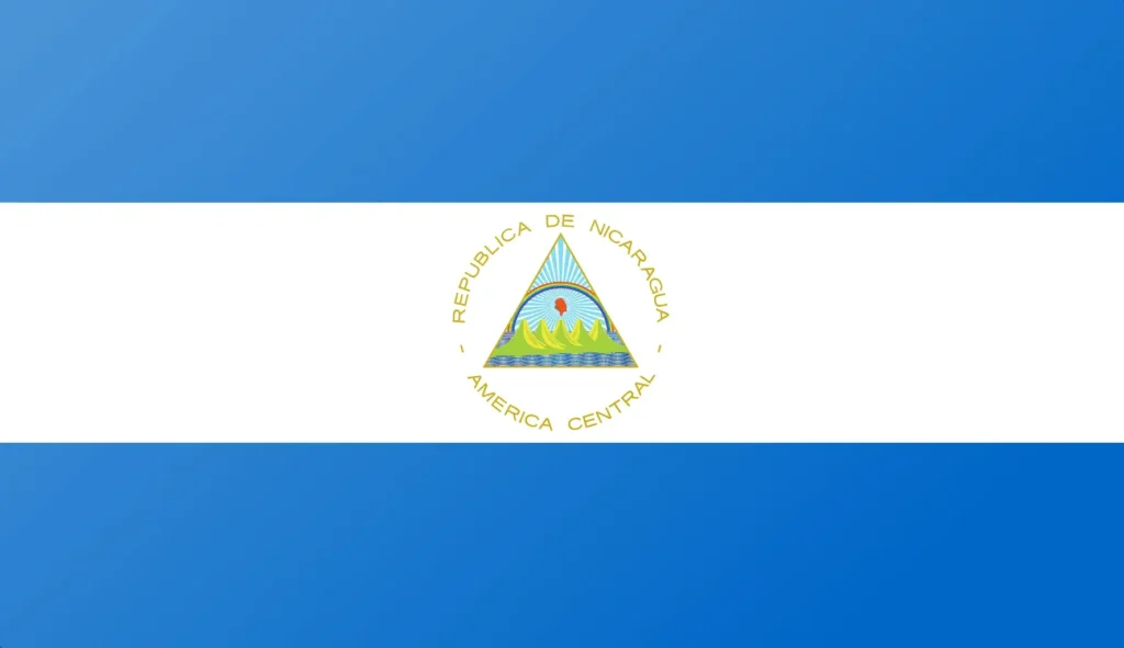 The flag of Nicaragua
