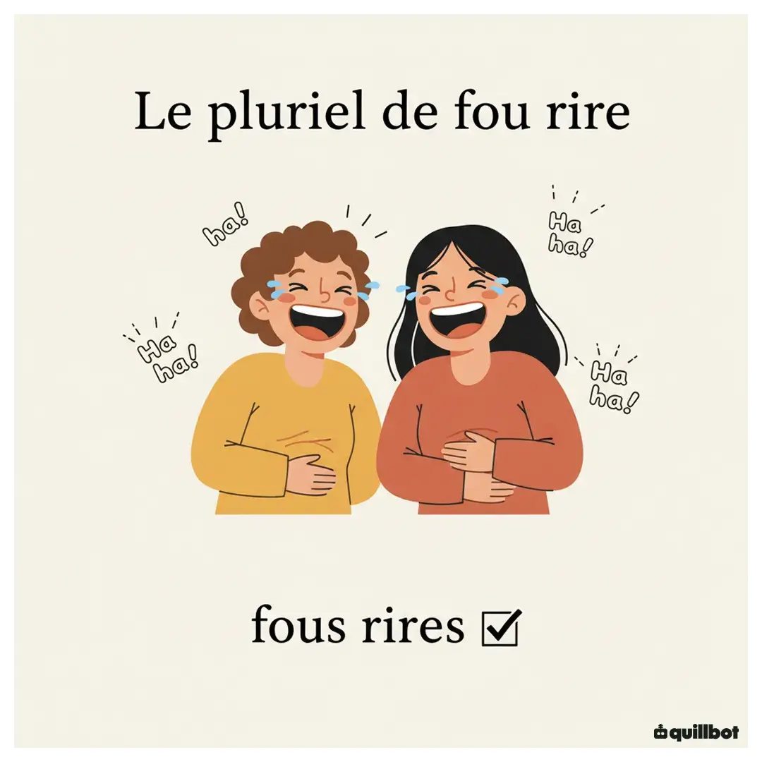 fou rire au pluriel
